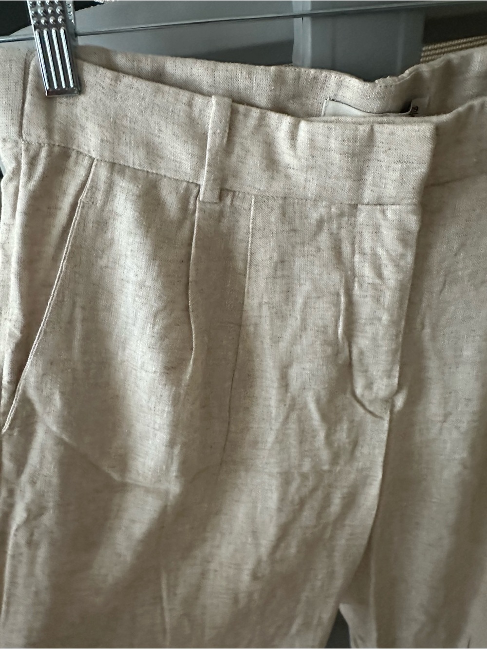 Abercrombie Tailored Wide Leg linen Pant - Picture 6 of 6